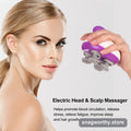 Vibrating silicone scalp massager