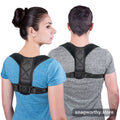 Adjustable posture corrector back support strap, unisex