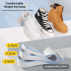 LiftStep height insoles with sneakers and boots