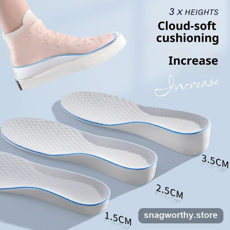 LiftStep insoles three height options