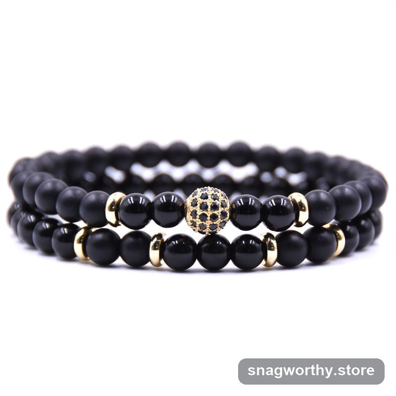 StoneStack bracelet set close up