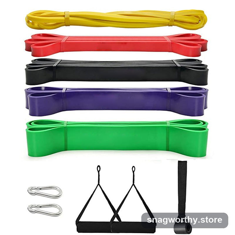 FlexPull Band Set 5-level pull-up assist bands with accessories
