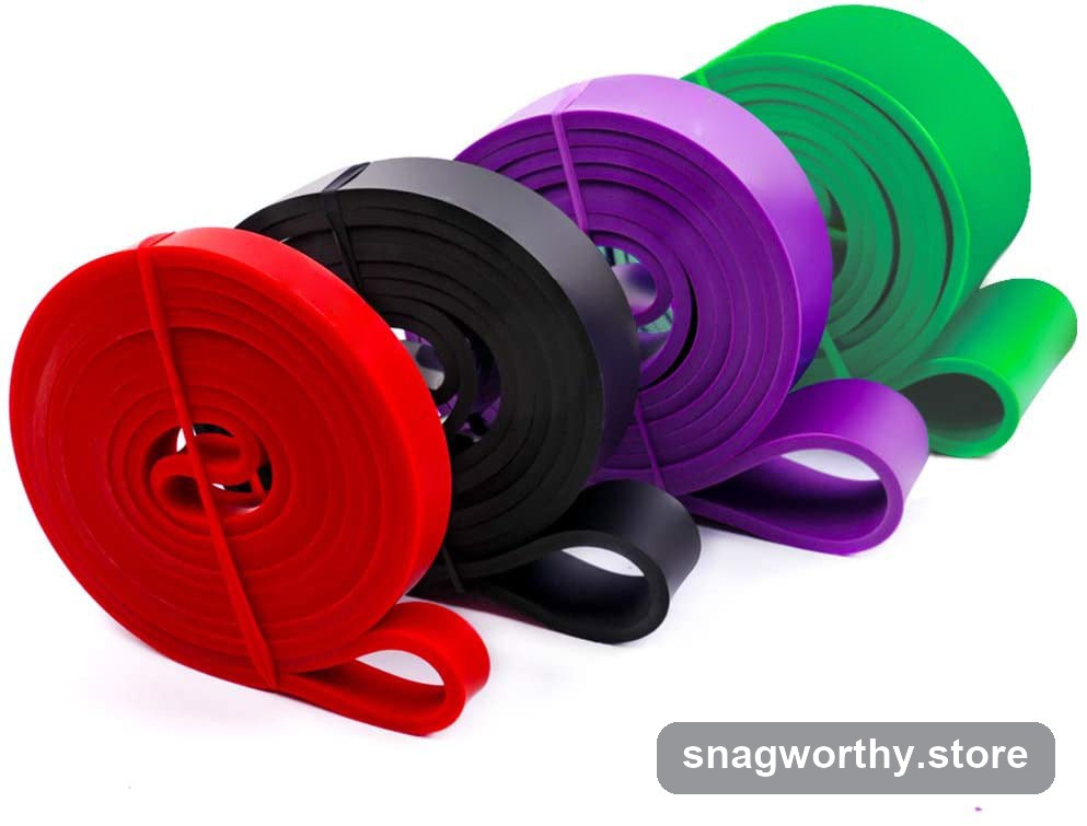 FlexPull Band Set rolled resistance bands