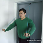 ShoulderArc Pulley in use over a door
