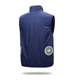 Cooling Fan Vest dual fan back detail
